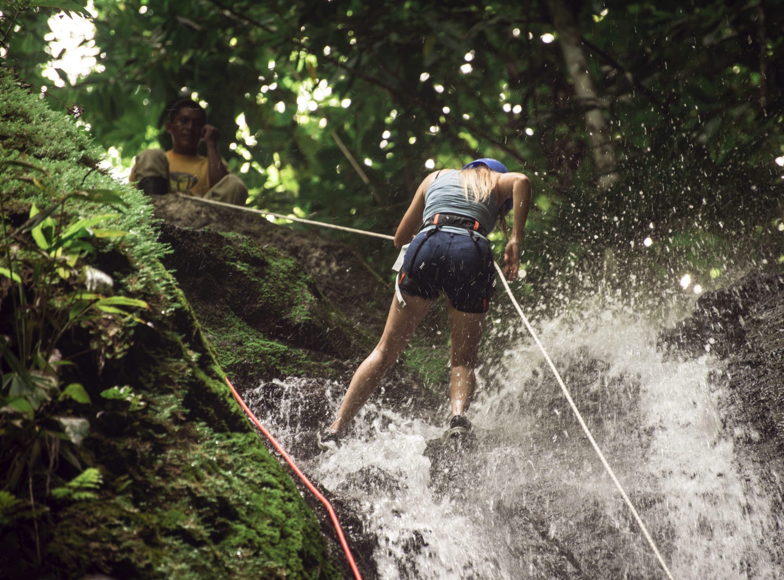 Quang Binh adds waterfall rappelling to its tourism repertoire