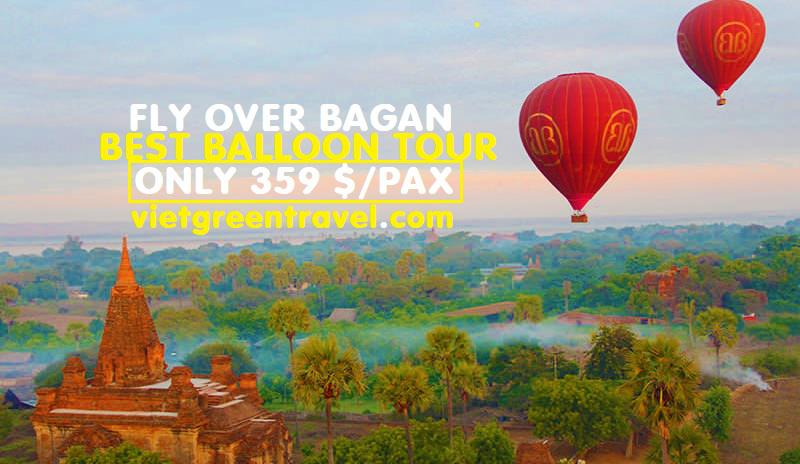 Ballooning Over Bagan - The Best Bagan Sunrise Spot