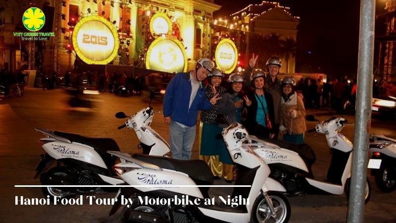 Hanoi Culinary Night Tour by Motorbike 