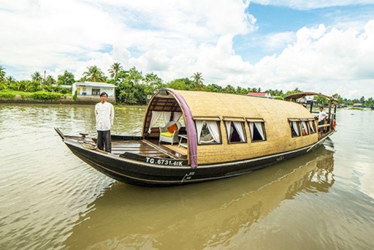 Song Xanh Sampan 3-day tour: Saigon- Mekong- Saigon